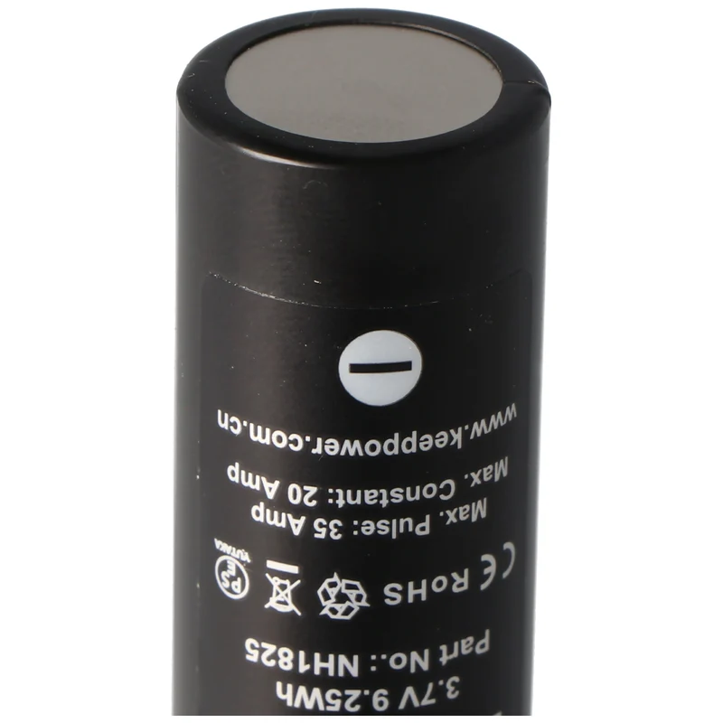 KeepPower IMR18650 3,7V 2500mAh Hochstromzelle Li-Ion Akku