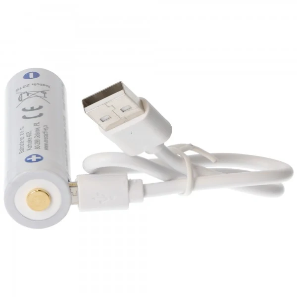 everActive Li-Ion 18650 Akku mit Micro-USB 3,7 Volt 3200mAh