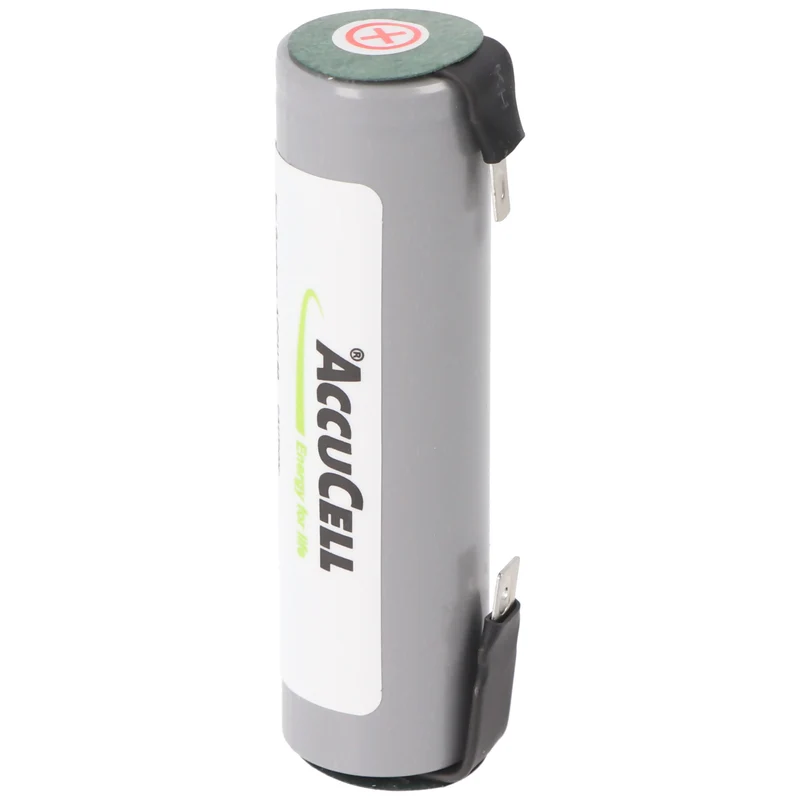AccuCell Li-ion Akku 18650 für Bosch Ciso 3.7V mit 2,8mm und 4,8mm Steckkontakten