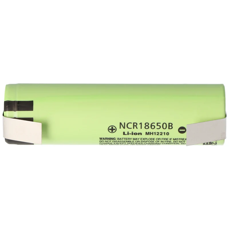 Panasonic NCR18650B 3,6V - 3,7V 3400mAh Li-Ion Akku Lötfahne U-Form