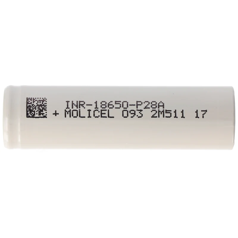 Molicel INR18650-P28A 3,7V 2800mAh Li-Ionen Akku ungeschützt flat top