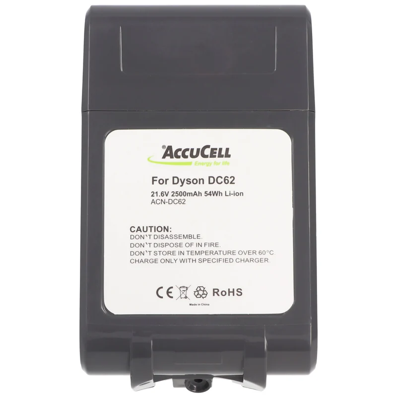 AccuCell Akku Dyson DC58, DC59, DC61, DC62, 61034-01 2500mAh 62350-44/04