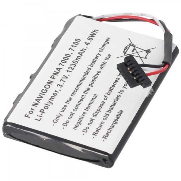 AccuCell Akku passend für den Becker Active 43 Talk Akku 541380530006, Becker Ready 70 LMU Akku Revo 1