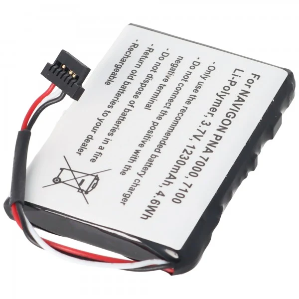 AccuCell Akku passend für den Becker Active 43 Talk Akku 541380530006, Becker Ready 70 LMU Akku Revo 1