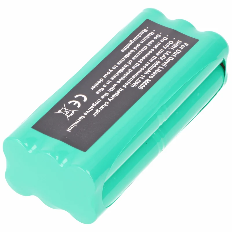 AccuCell Akku Dirt Devil Libero M606 Akku 0606004, Dirt Devil 0607004 Akkupack 800mAh
