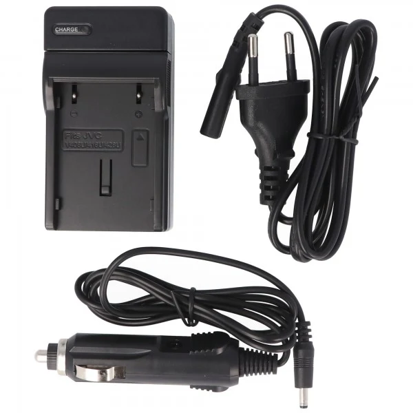 AccuCell Schnell-Ladegerät passend für JVC BN-V408 Akku BN-V416, BN-V428