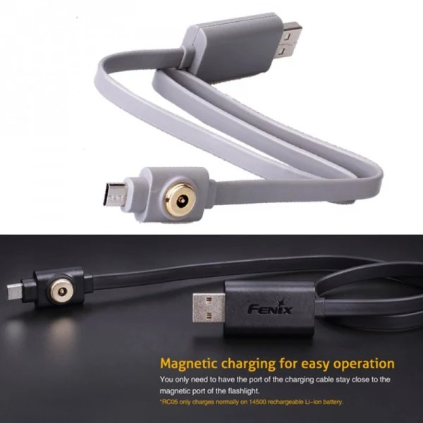 Fenix Micro-USB Ladekabel für Fenix RC11, RC09, RC05, RC09Ti mit Magnet