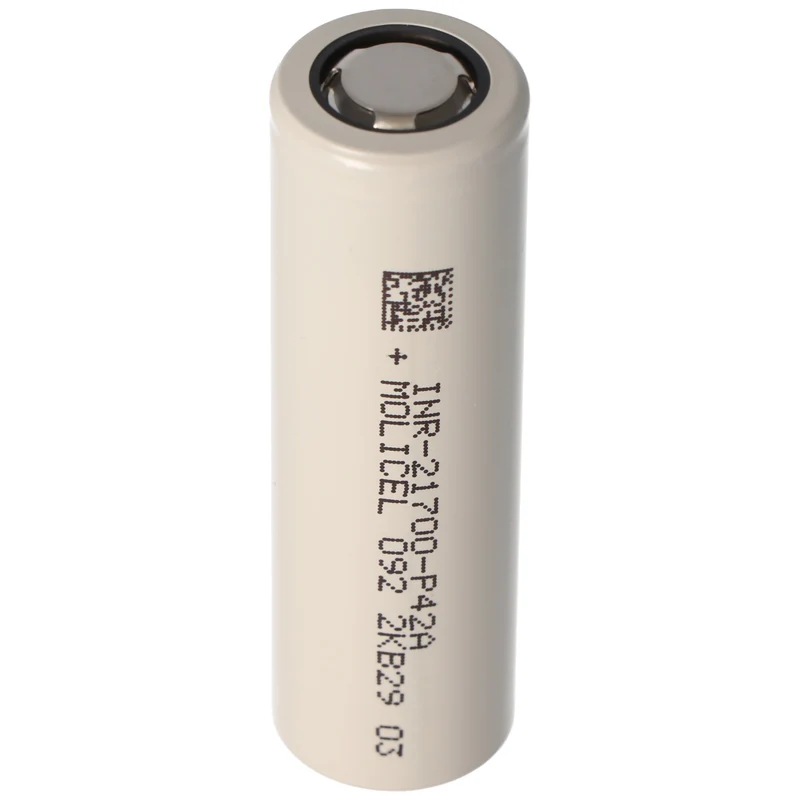 Molicel INR21700-P42A 4200mAh 45A Li-Ionen 3,7V ungeschützt flat top