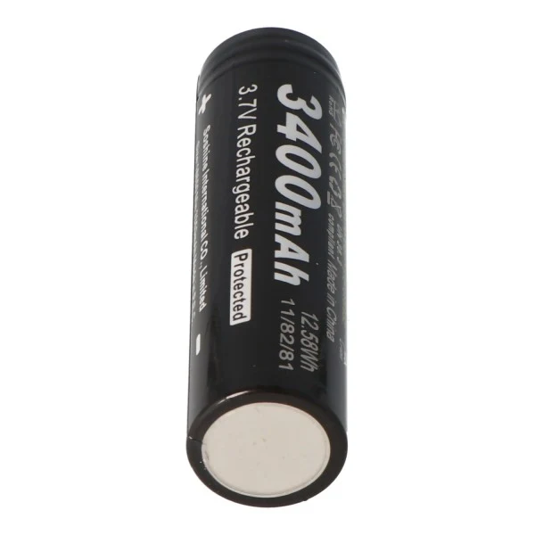 Soshine 18650 3400mAh 3,6V-3,7V Li-Ion Akku PCB geschützt Panasonic Zelle