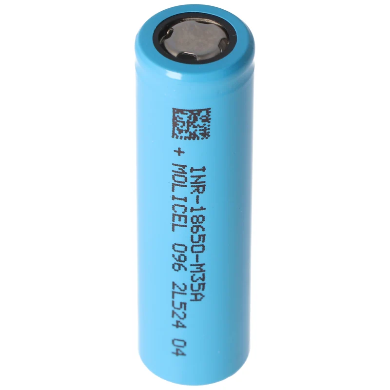 Molicel INR18650-M35A 3500mAh 10A Li-Ion Akku, 3,6V - 3,7V ungeschützt, flat top
