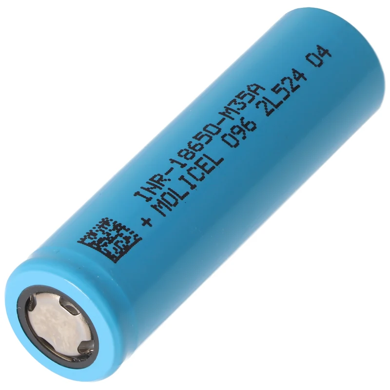 Molicel INR18650-M35A 3500mAh 10A Li-Ion Akku, 3,6V - 3,7V ungeschützt, flat top