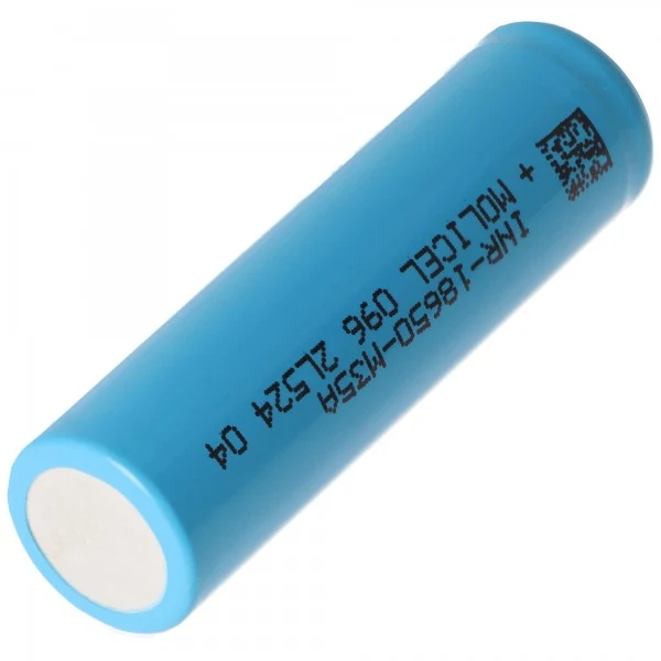 Molicel INR18650-M35A 3500mAh 10A Li-Ion Akku, 3,6V - 3,7V ungeschützt, flat top