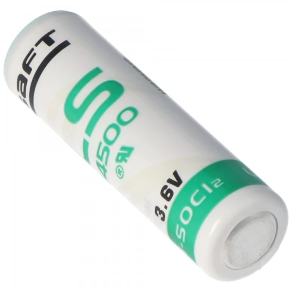 SAFT LS14500 3,6V Lithium Batterie Li-SOCI2, Size AA LS14500, FT25BT max. 2600mAh