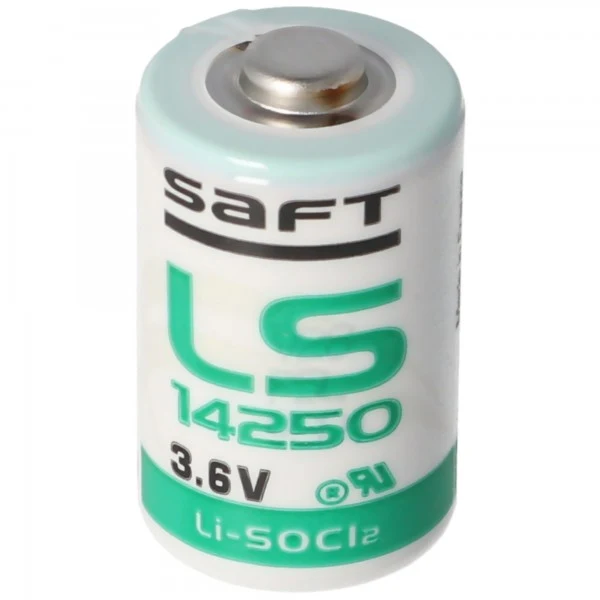 SAFT LS14250 3,6V 1100mAh Lithium Batterie Li-SOCI2 Size 1/2 AA