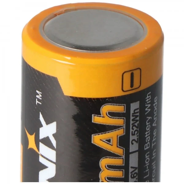 Fenix CR123 A 700mAh Li-Ion Akku 16340 3,6V