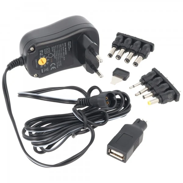 Goobay Universal Stabilisiertes Schaltnetzteil Eco-Friendly mit 1000mA