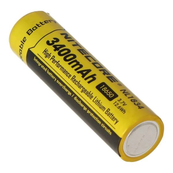 Nitecore 3,7V 3400mAh Li-Ion Akku Typ 18650 NL1834