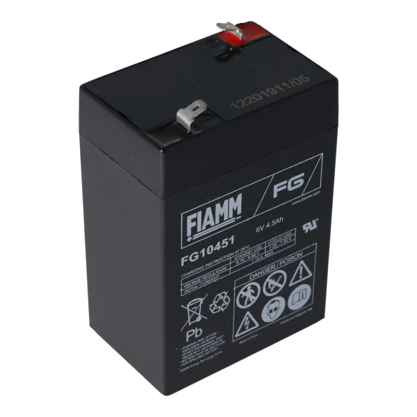Fiamm FG10451 Blei Akku 6V 4,5Ah 3FM4.5 für Leoch DJW6-4.0
