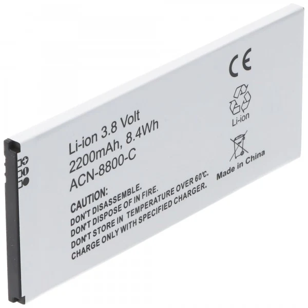 AccuCell 2200mAh Akku passend für den Cisco 8800 Akku 8821, 74-102376-01, CP-BATT-8821, GP-S10-374192-010H