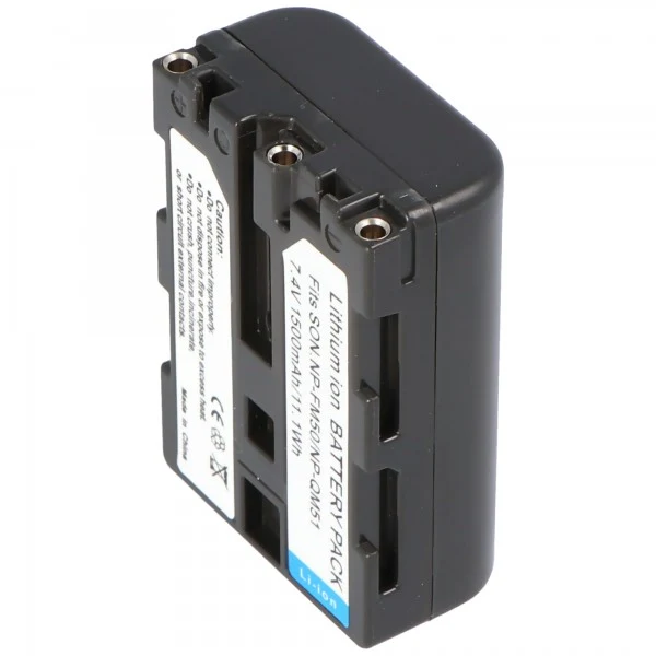 AccuCell Akku passend für Sony NP-QM50, Sony NP-QM51