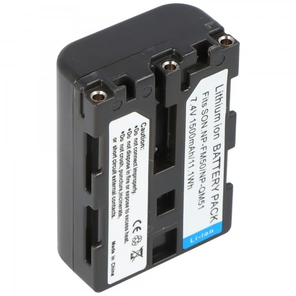 AccuCell Akku passend für Sony NP-FM50, Sony NP-FM51, CCD-TRV