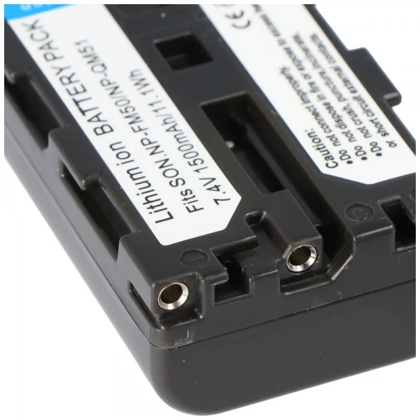 AccuCell Akku passend für Sony NP-FM50, Sony NP-FM51, CCD-TRV