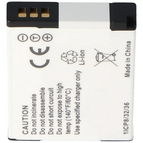 Accucell DMW-BCM13 Qualitäts-Akku von AccuCell passend für Panasonic DMW-BCM13E Akku 3,7V, Ladeschlussspannung max. 4,2 Volt