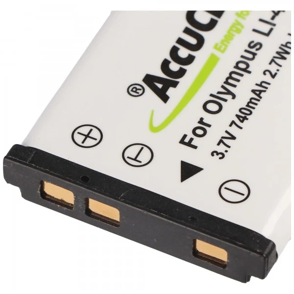 AccuCell Akku passend für Kodak M873, Akku passend für Leica Sofort Kamera, Akkutyp BP-DC17
