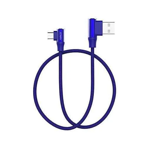 JOWAY LM28 1M USB Type-C 2A 90 Degree Fast Charging Data Cable for Samsung Xiaomi Huawei