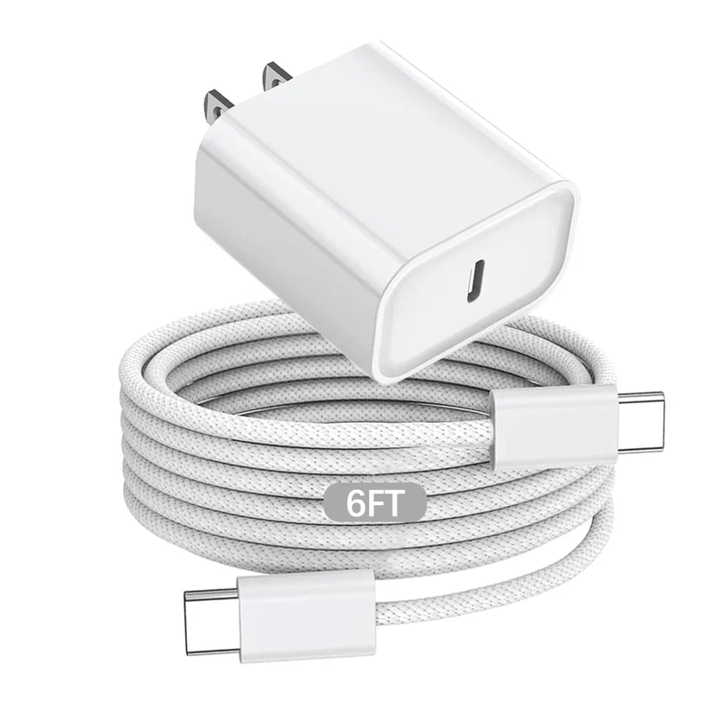 20W USB C Fast Wall Charger for Airpods Pro 3rd/2nd,AirPods 4/Max 2 (2026),iPhone 17/Air/iPhone 17 Pro Max/iPhone 17 Pro/17e/iP