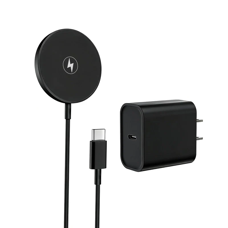 Magnetic Wireless Charger Apple MagSafe Charger,[Apple MFi Certified] iPhone Charger Block&15W 3FT Wireless Charging Pad for iP