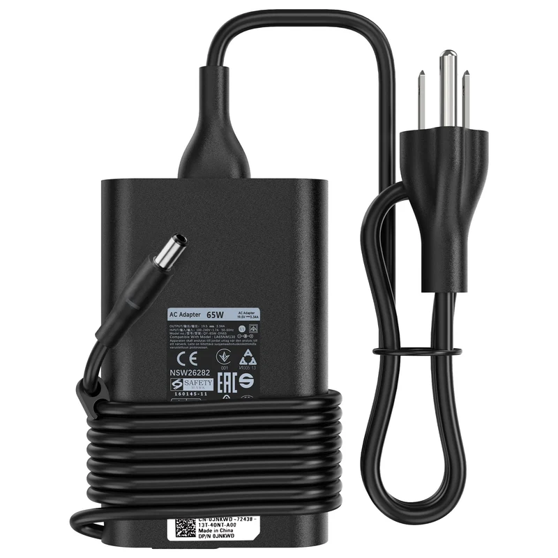 amguog 65W 4.5mm Laptop Charger Compatible with Dell Inspiron 15 3000 5000