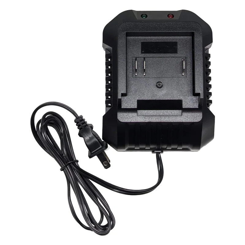 LAZYBOI OEM 21V Fast LiIon Battery Charger for Cordless Leaf Blower, MultiProtection Safety System, Replacement by Milestock