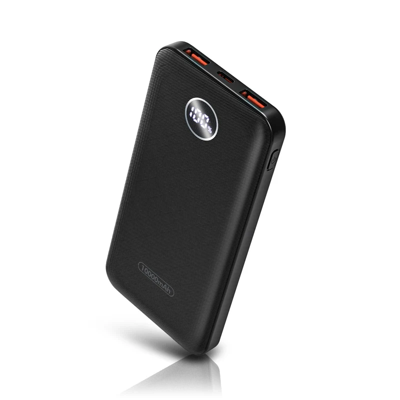 Byobyc Portable Charger, Compact 10000mAh Power Bank with TypeC Cable, 22.5W Fast Charging External Battery Pack with LED Digit