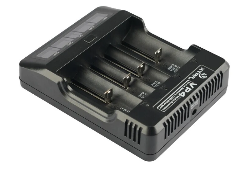 Xtar VP4 - Ladegerät für Li-Ion-Akkus inkl. KFZ-Adapter