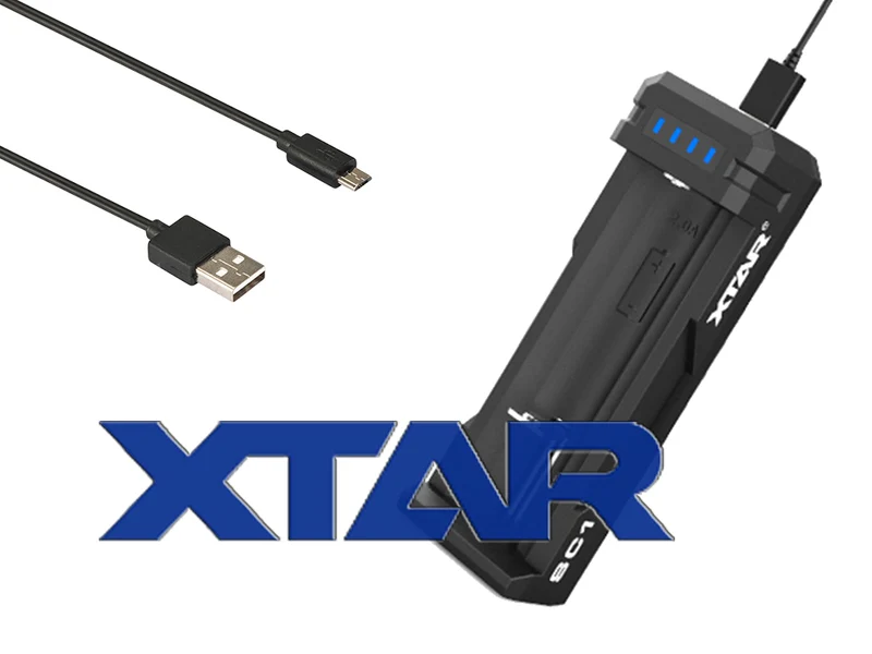 Xtar SC1 - Schnell-Ladegerät für Li-Ion-Akkus 3,6 - 3,7V