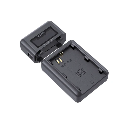 Xtar VN2 Kamera Ladegerät für Li-Ionen Akkus + LP-E6 Canon