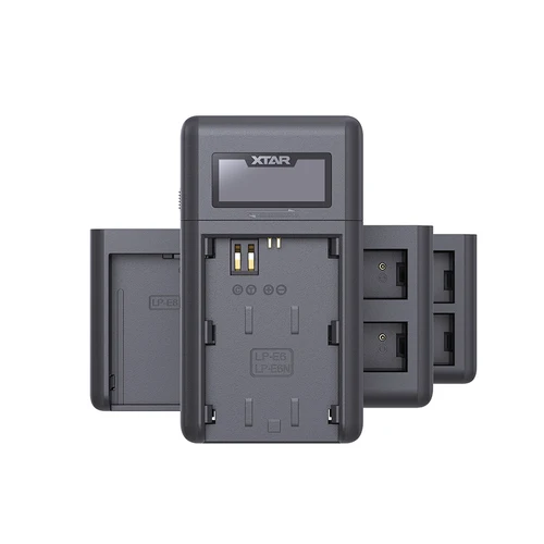 Xtar VN2 Kamera Ladegerät für Li-Ionen Akkus + LP-E17 Canon