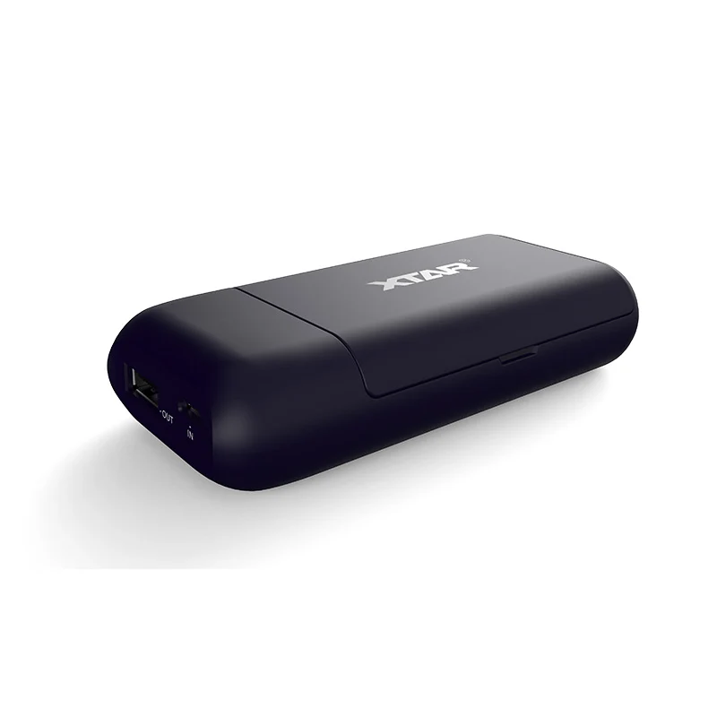 Xtar PB2 2-Schacht Li-Ion Akku Reiseladegerät & Powerbank