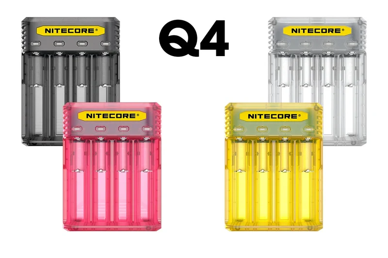RESTPOSTEN Nitecore Q4 - Ladegerät für Li-Ion-Akkus - 4 Farben zur Auswahl