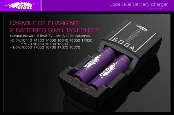Efest SODA Lithium-Ionen-Ladegerät