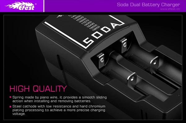 Efest SODA Lithium-Ionen-Ladegerät