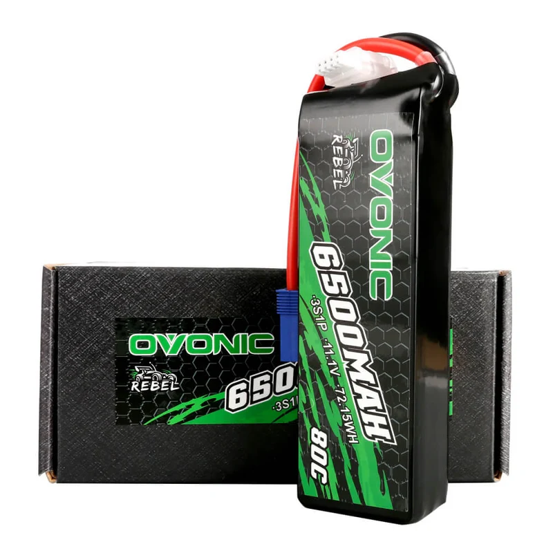 Ovonic Rebel 3S 6500mAh 11,1V 80C EC5 LiPo Akku