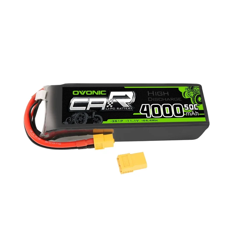 Ovonic Car 3S 4000mAh 11,1V 50C XT60 & TRX Lipo Akku