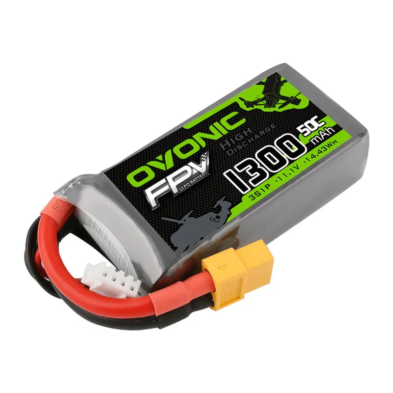 Ovonic FPV 3S 1300mAh 50C 11,1V XT60 LiPo Akku