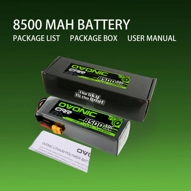 Ovonic Car 4S 8500mAh 14,8V 50C XT60 LiPo Akku