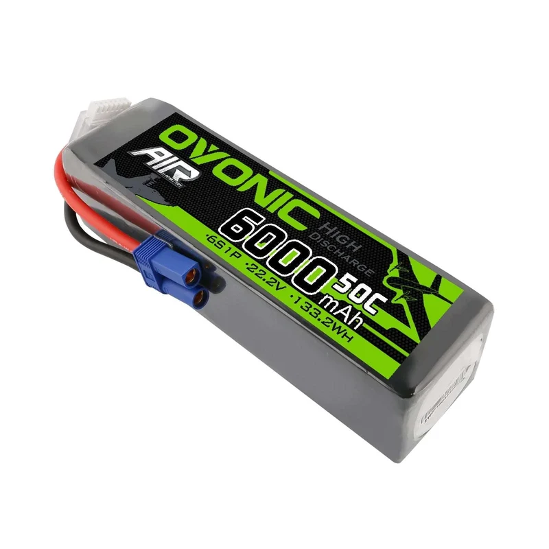 Ovonic Air 6S 6000mAh 22,2V 50C EC5 Lipo Akku