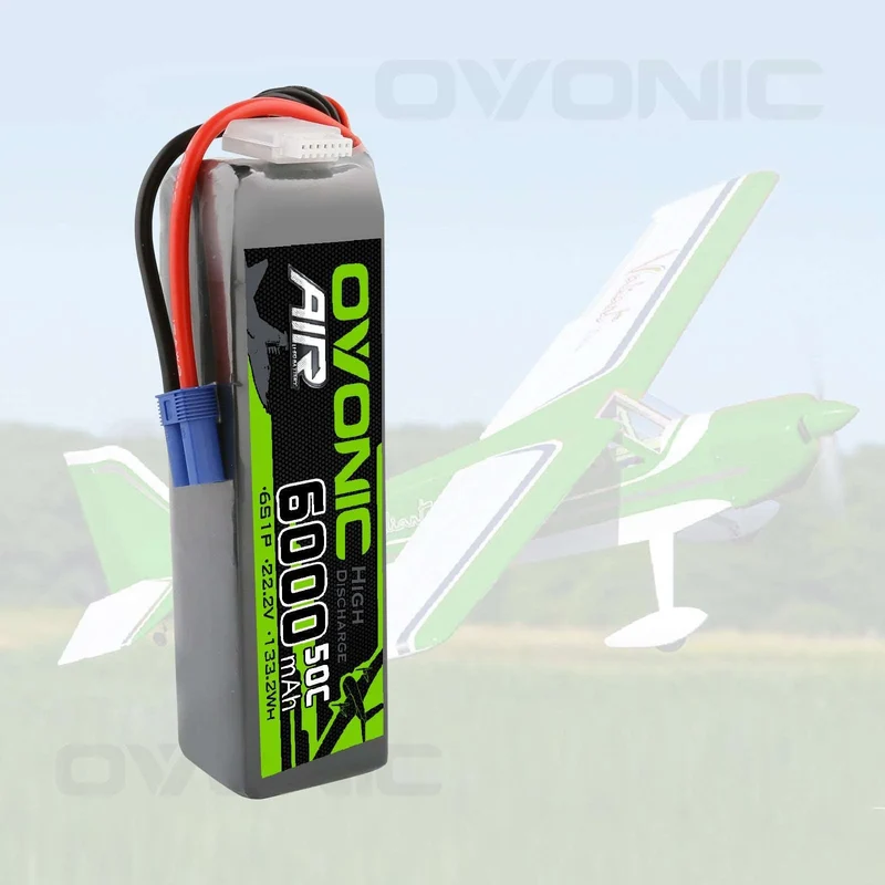 Ovonic Air 6S 6000mAh 22,2V 50C EC5 Lipo Akku