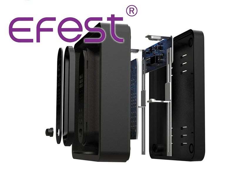 Efest iMate R2 Ladegerät für Li-Ion und NiMh/NiCD Akku mit QC3.0 Stromversorgung