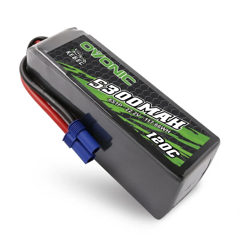 Ovonic Rebel 6S 5300mAh 22,2V 120C EC5 LiPo Akku
